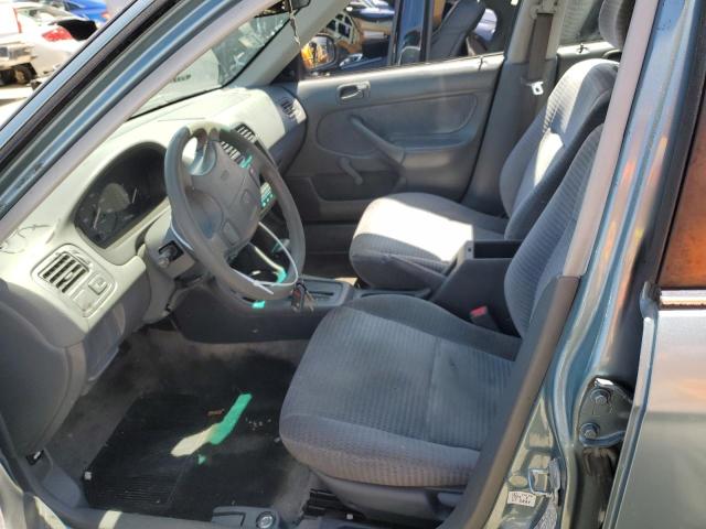 2HGEJ6614YH601281 - 2000 HONDA CIVIC BASE Turkuaz foto 7