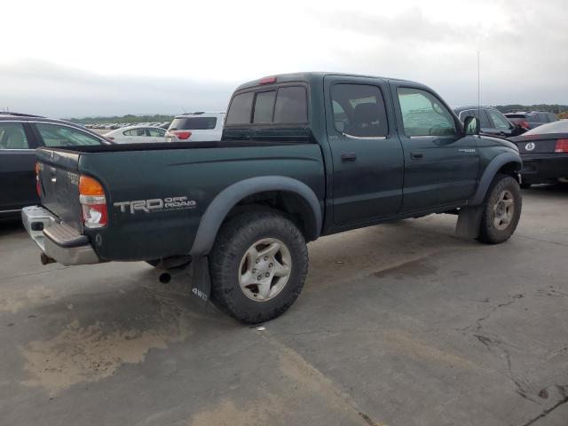 5TEHN72NX4Z355821 - 2004 TOYOTA TACOMA DOUBLE CAB GREEN photo 3