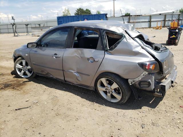 JM1BK343251327686 - 2005 MAZDA 3 HATCHBACK GRAY photo 2