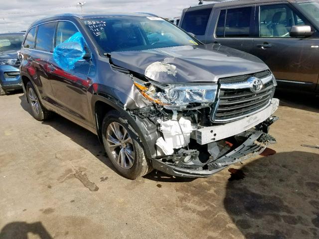 5TDJKRFH7FS162018 - 2015 TOYOTA HIGHLANDER XLE  ფოტო 1