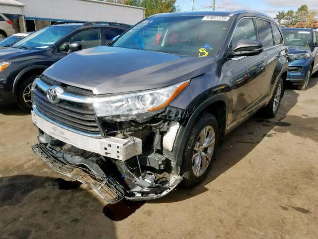 5TDJKRFH7FS162018 - 2015 TOYOTA HIGHLANDER XLE  ფოტო 2