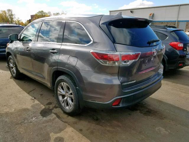5TDJKRFH7FS162018 - 2015 TOYOTA HIGHLANDER XLE  ფოტო 3