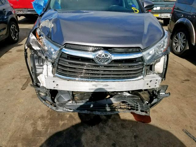 5TDJKRFH7FS162018 - 2015 TOYOTA HIGHLANDER XLE  ფოტო 7