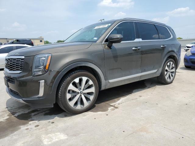 5XYP64HC8LG027576 - 2020 KIA TELLURIDE S GREEN photo 1