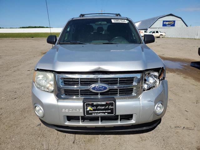 1FMCU9DG4AKD23336 - 2010 FORD ESCAPE XLT SILVER photo 5