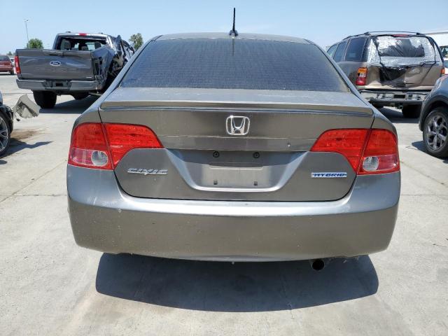 JHMFA36277S023161 - 2007 HONDA CIVIC HYBRID GRAY photo 6