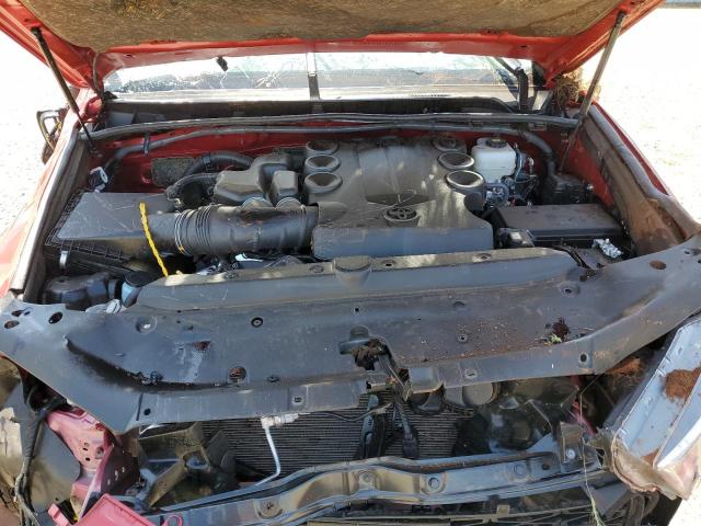 JTEMU5JR8P6110586 - 2023 TOYOTA 4RUNNER SE RED photo 12