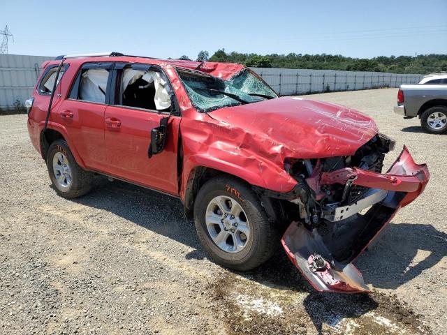 JTEMU5JR8P6110586 - 2023 TOYOTA 4RUNNER SE RED photo 4