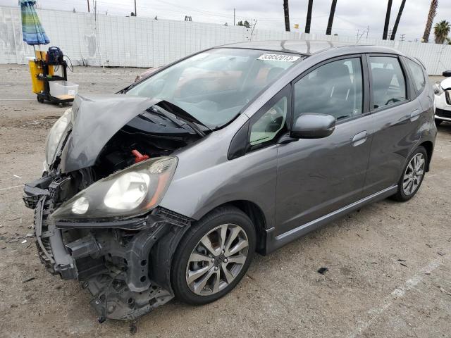 JHMGE8H58CC020674 - 2012 HONDA FIT SPORT GRAY photo 1