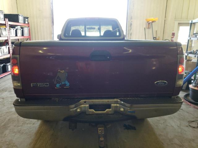 1FTZF18W0WKA23215 - 1998 FORD F-150 BURGUNDY photo 6
