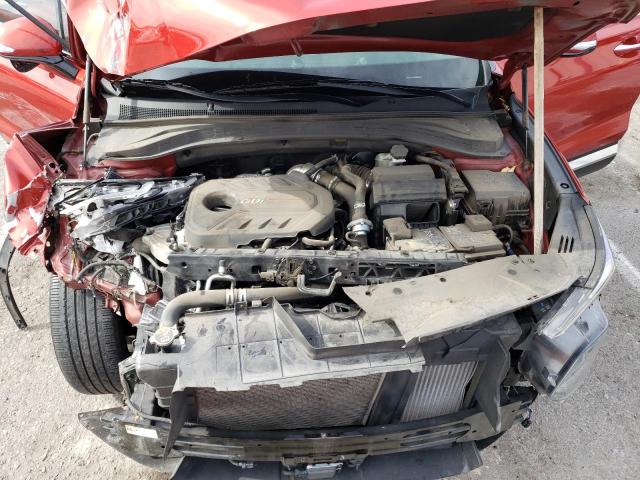 5NMS33AA8LH267223 - 2020 HYUNDAI SANTA FE SEL RED photo 12