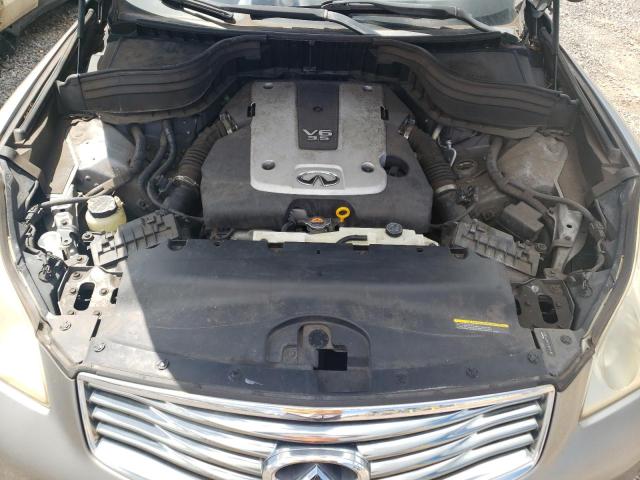 JN1AJ0HP3AM701874 - 2010 INFINITI EX35 BASE Արծաթագույն լուսանկար 12