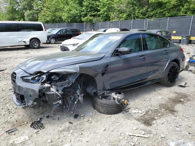 WBS33AY02MFL41779 - 2021 BMW M3 COMPETITION GRAY photo 1