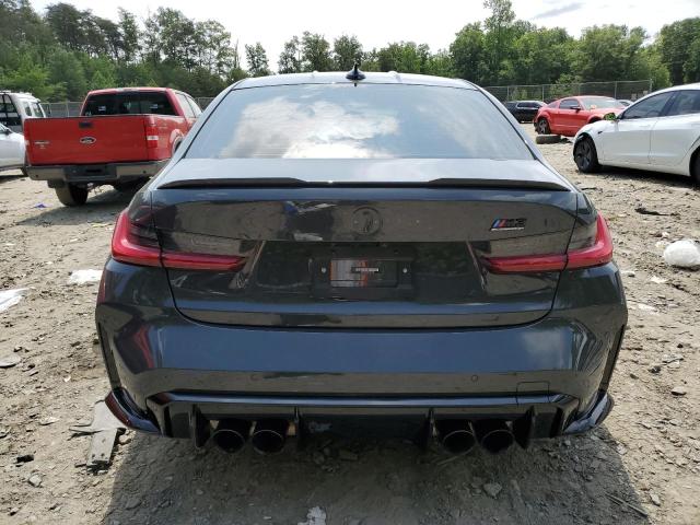WBS33AY02MFL41779 - 2021 BMW M3 COMPETITION GRAY photo 6