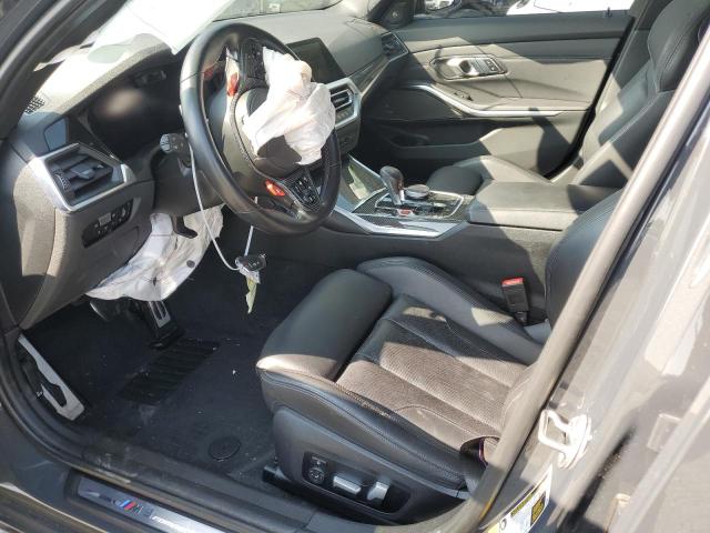 WBS33AY02MFL41779 - 2021 BMW M3 COMPETITION GRAY photo 7