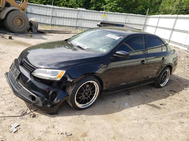 3VW2K7AJ3EM310051 - 2014 VOLKSWAGEN JETTA BASE 黑色 照片 1