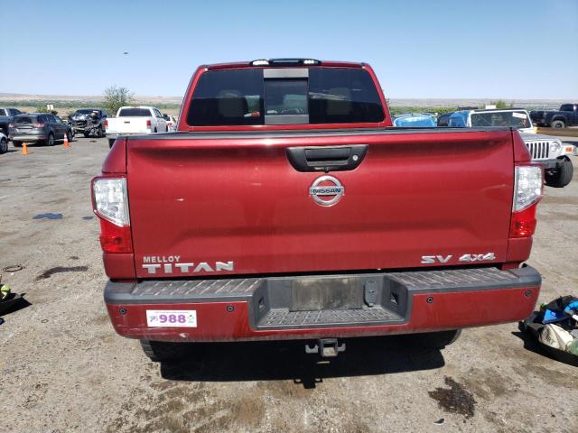 1N6AA1E57KN515558 - 2019 NISSAN TITAN SV RED photo 6