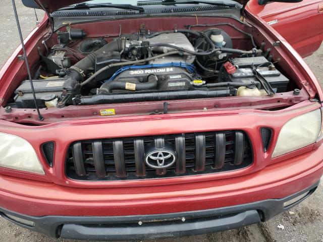 5TEGN92N73Z231639 - 2003 TOYOTA TACOMA DOUBLE CAB PRERUNNER RED photo 11