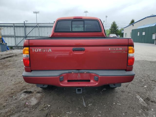 5TEGN92N73Z231639 - 2003 TOYOTA TACOMA DOUBLE CAB PRERUNNER RED photo 6