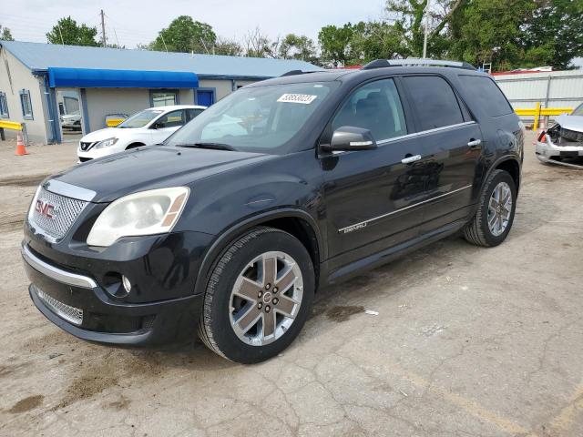 1GKKVTED4CJ282038 - 2012 GMC ACADIA DENALI BLACK photo 1