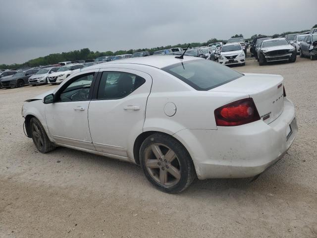 1C3CDZCB8DN709985 - 2013 DODGE AVENGER SXT WHITE photo 2