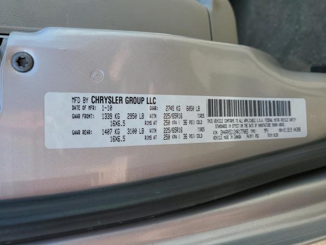 2A4RR5D12AR177065 - 2010 CHRYSLER TOWN & COU TOURING 银色 照片 13