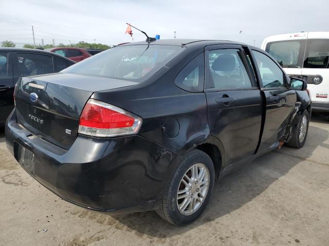 1FAHP35N38W126548 - 2008 FORD FOCUS SE BLACK photo 3