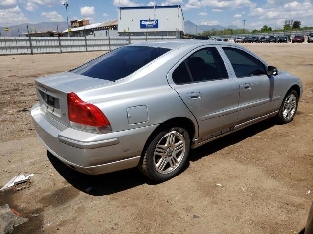 YV1RS592672641889 - 2007 VOLVO S60 2.5T SILVER photo 3