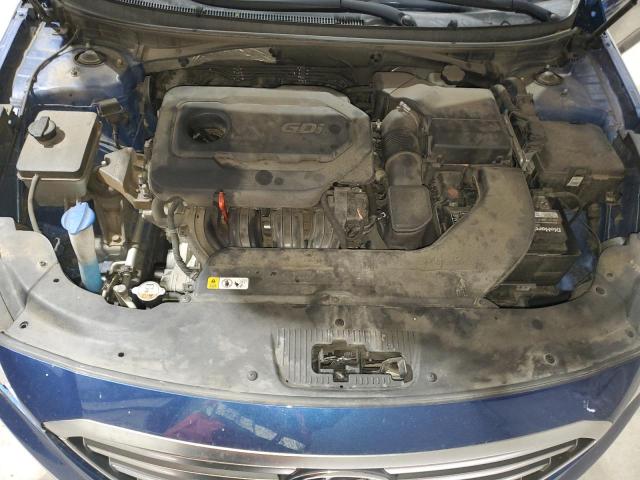 5NPE24AF9FH143387 - 2015 HYUNDAI SONATA SE BLUE photo 11