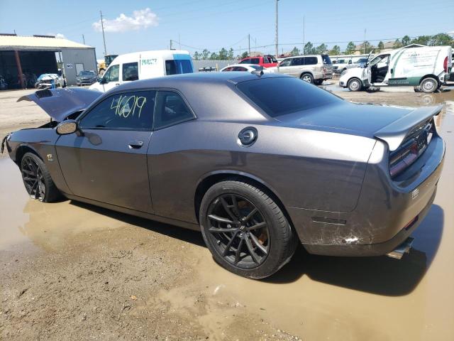 2C3CDZFJ8KH596032 - 2019 DODGE CHALLENGER R/T SCAT PACK GRAY photo 2