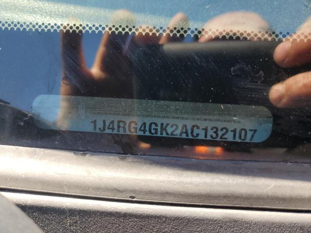 1J4RG4GK2AC132107 - 2010 JEEP COMMANDER SPORT Սև լուսանկար 13