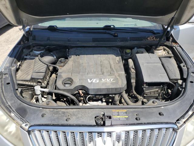 1G4GE5GD1BF256844 - 2011 BUICK LACROSSE CXS SILVER photo 11