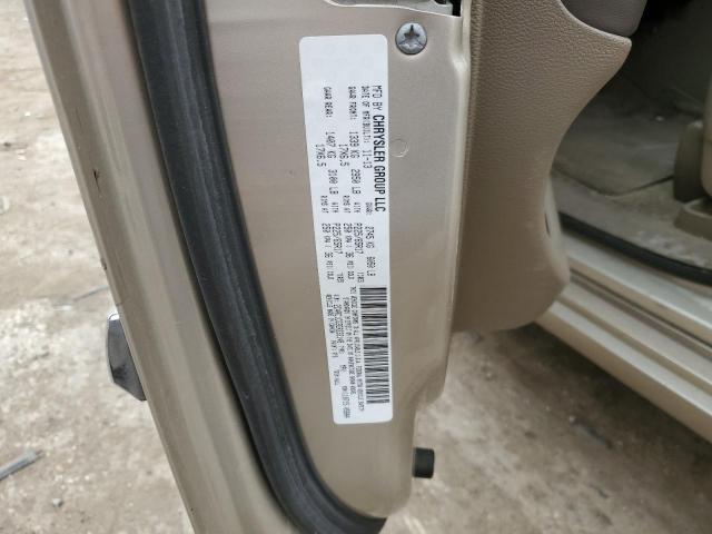 2C4RC1CG3ER232148 - 2014 CHRYSLER TOWN & COU TOURING L CREAM photo 13