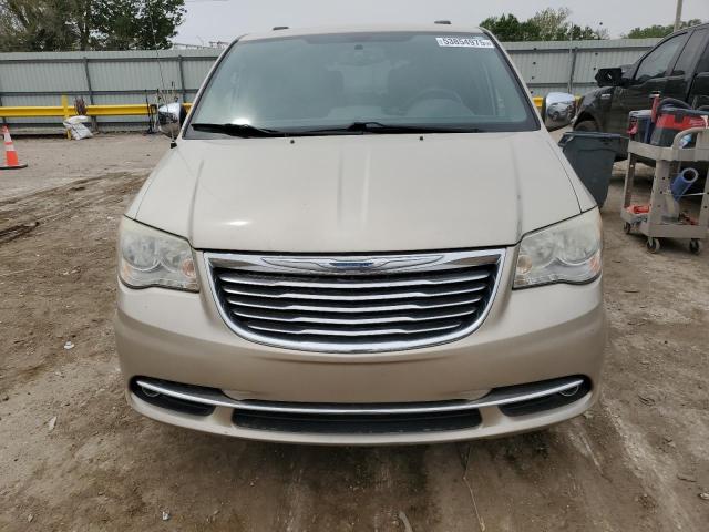 2C4RC1CG3ER232148 - 2014 CHRYSLER TOWN & COU TOURING L CREAM photo 5