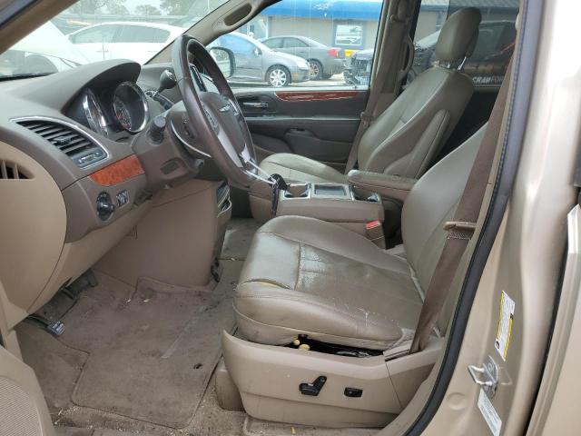 2C4RC1CG3ER232148 - 2014 CHRYSLER TOWN & COU TOURING L CREAM photo 7