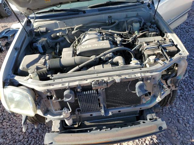 5TBRT34162S266232 - 2002 TOYOTA TUNDRA ACCESS CAB ვერცხლისფერი ფოტო 11