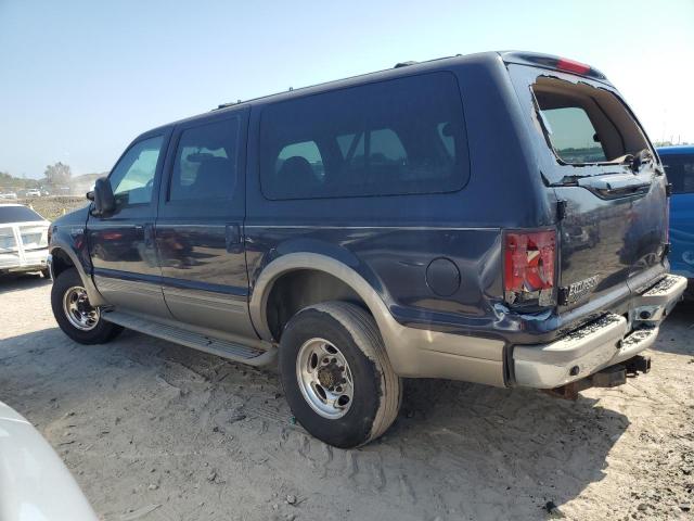 1FMNU43S21ED57680 - 2001 FORD EXCURSION LIMITED BLUE photo 2