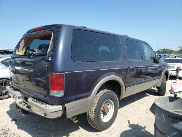1FMNU43S21ED57680 - 2001 FORD EXCURSION LIMITED BLUE photo 3