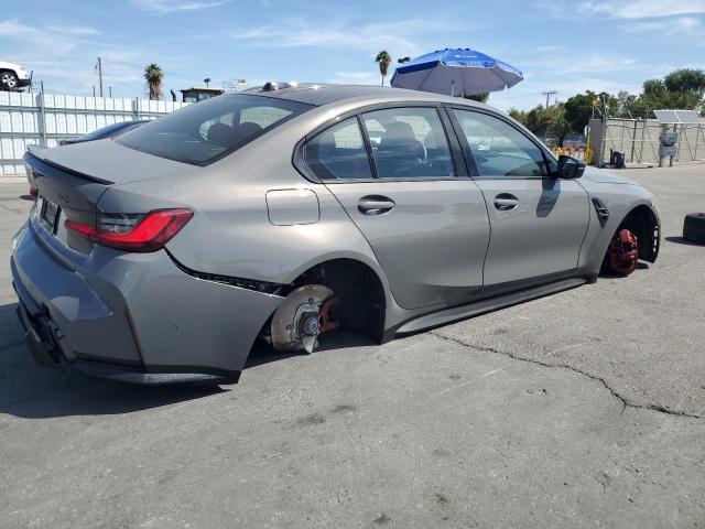 WBS33HJ02SFT91341 - 2025 BMW M3 COMPETITION ნაცრისფერი ფოტო 3