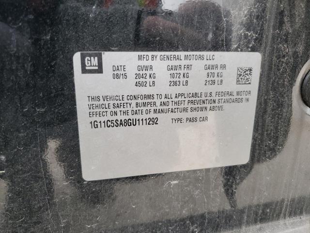 1G11C5SA8GU111292 - 2016 CHEVROLET MALIBU LIM LT 黑色 照片 13