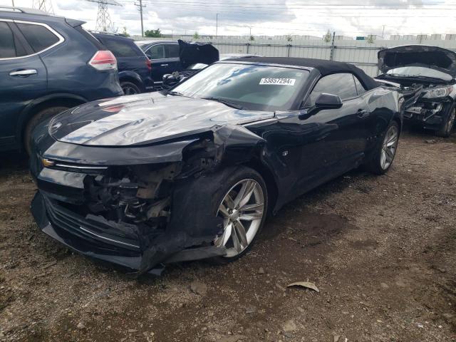 1G1FA3DS7G0137573 - 2016 CHEVROLET CAMARO LT BLACK photo 1