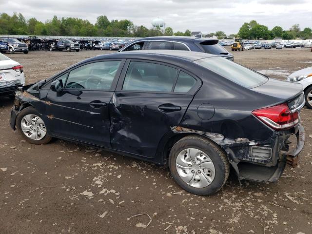 2HGFB2F57EH549878 - 2014 HONDA CIVIC LX BLACK photo 2