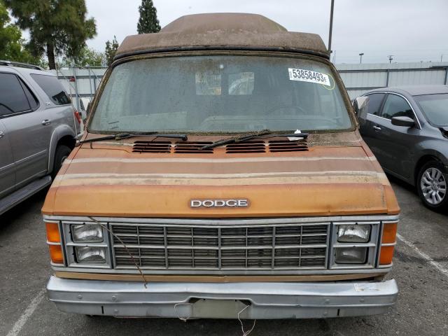 2B6HB23T3DK381284 - 1983 DODGE RAM VAN B250 BROWN photo 5