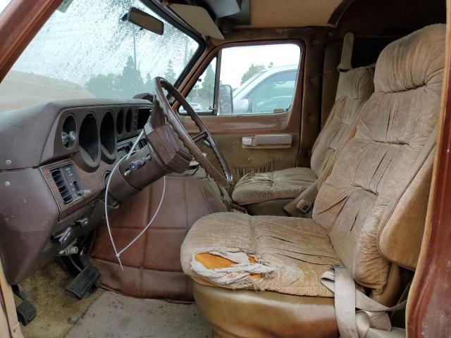 2B6HB23T3DK381284 - 1983 DODGE RAM VAN B250 BROWN photo 7