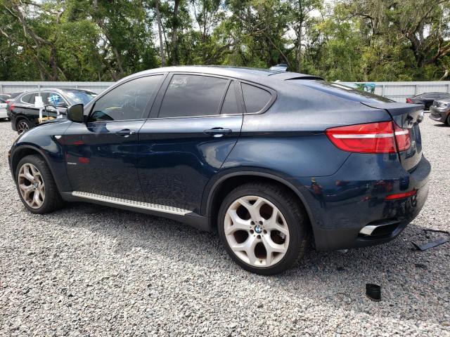 5UXFG8C54EL592549 - 2014 BMW X6 XDRIVE50I BLUE photo 2