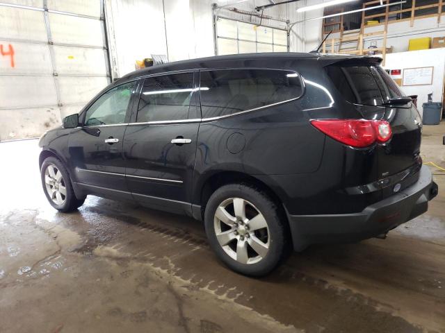 1GNLVHED2AS152741 - 2010 CHEVROLET TRAVERSE LTZ BLACK photo 2