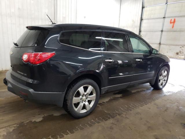 1GNLVHED2AS152741 - 2010 CHEVROLET TRAVERSE LTZ BLACK photo 3