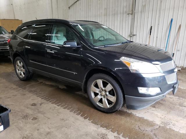 1GNLVHED2AS152741 - 2010 CHEVROLET TRAVERSE LTZ BLACK photo 4