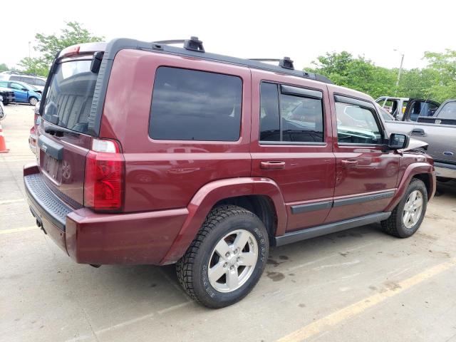 1J8HG48P97C601691 - 2007 JEEP COMMANDER 红色 照片 3