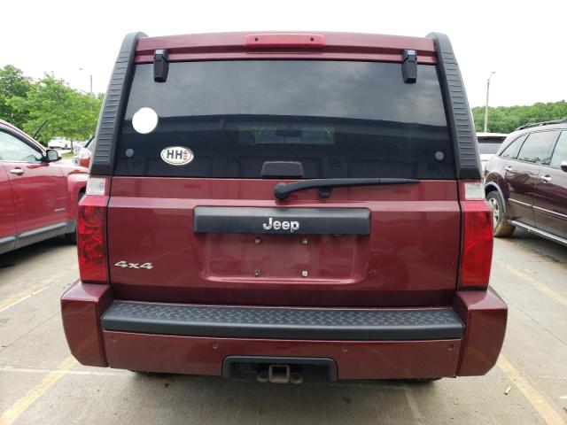 1J8HG48P97C601691 - 2007 JEEP COMMANDER 红色 照片 6